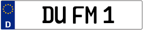 Truck License Plate